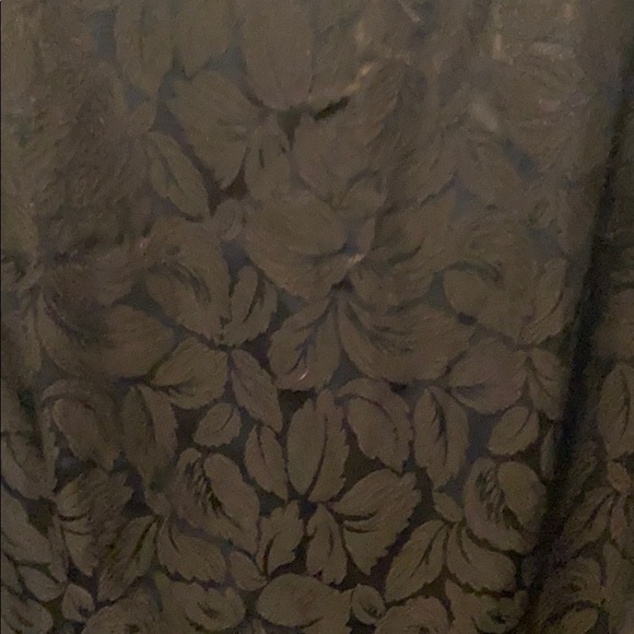 Black hand made 1950 retro office dress - Picture 4 of 4